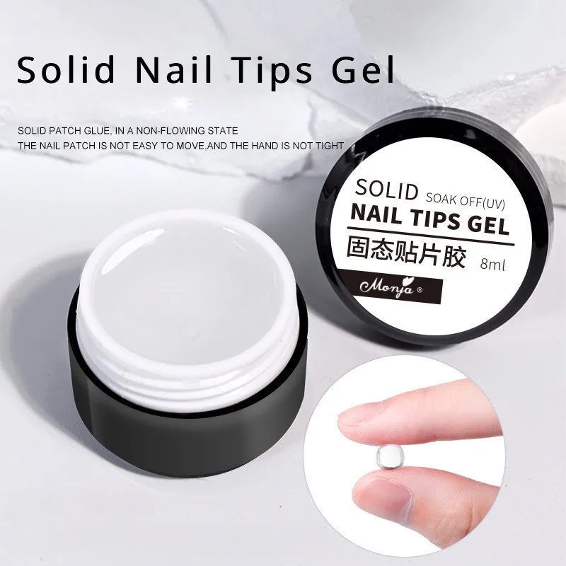 3pcs/set Solid Nail Tips Gel S - đánh giá và giá Glue Stick Pack