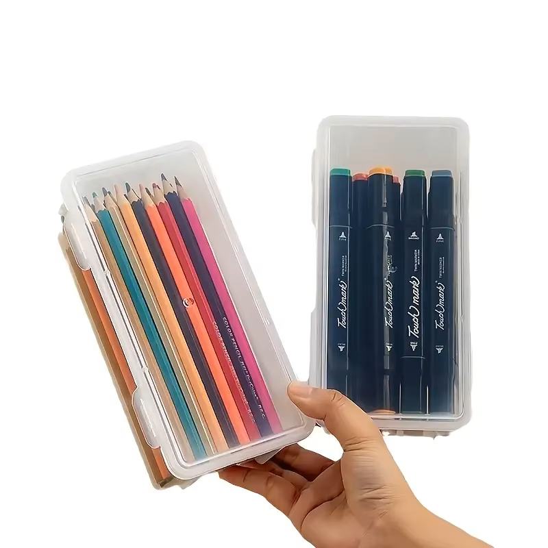4 Large Transparent PP Storage - đánh giá và giá Stationery Office Supply Store