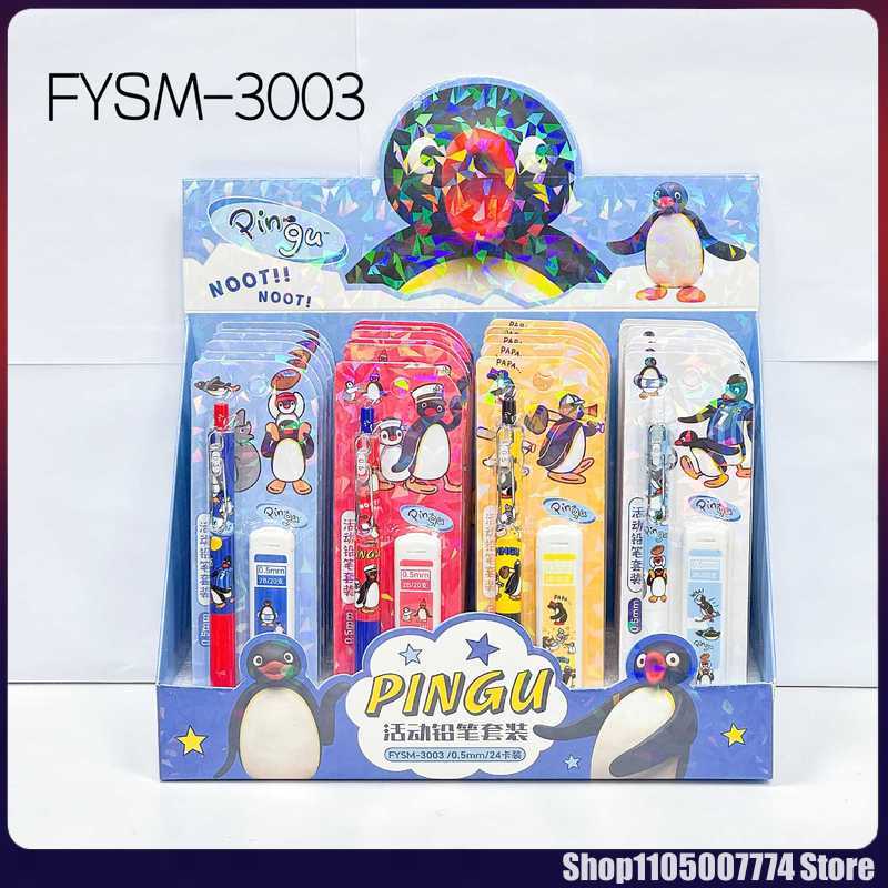 4/24pcs Kawaii Pingu Mechanica - đánh giá và giá Stationery Supplier