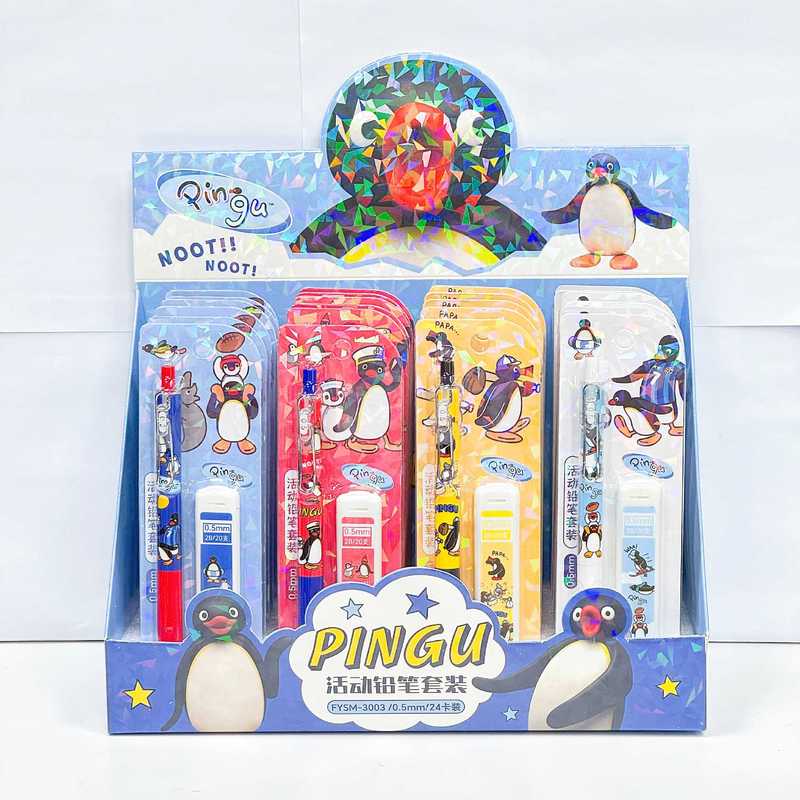 4/24pcs Kawaii Pingu Mechanica - đánh giá và giá Stationery Supplier
