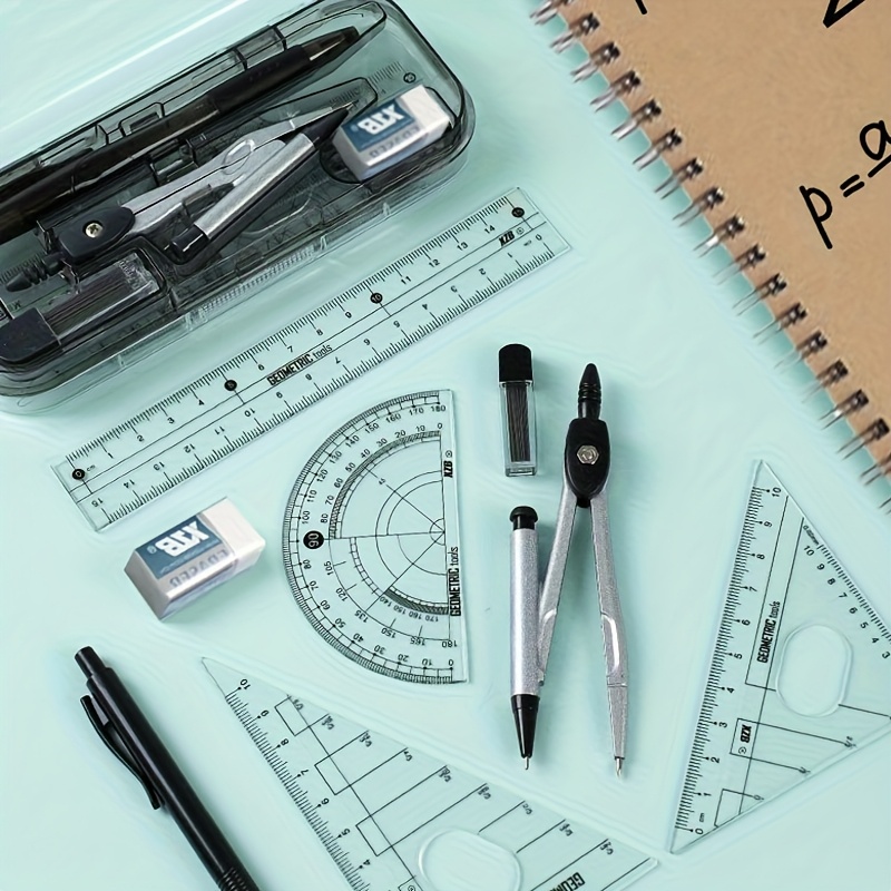 8-in-1 Mathematical Geometry K - đánh giá và giá Compass Geometry Set