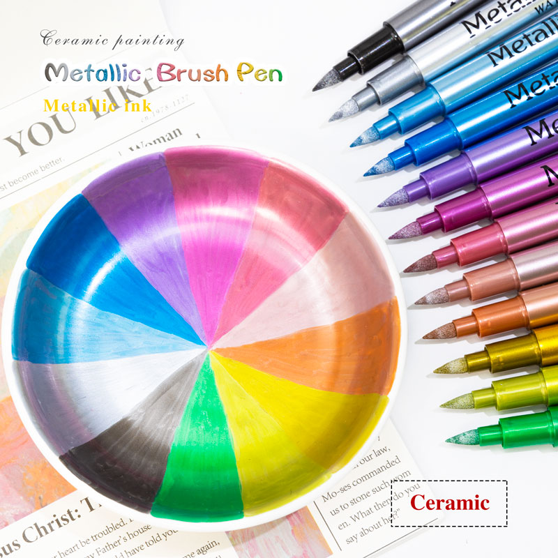 24 Colors Metallic Acrylic Pai - đánh giá và giá Whiteboard Marker Set