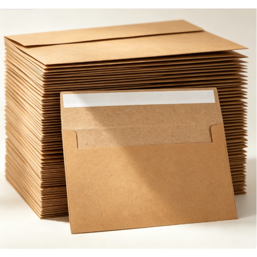 50-pack kraft paper envelopes  - đánh giá và giá Letter Envelope Kraft
