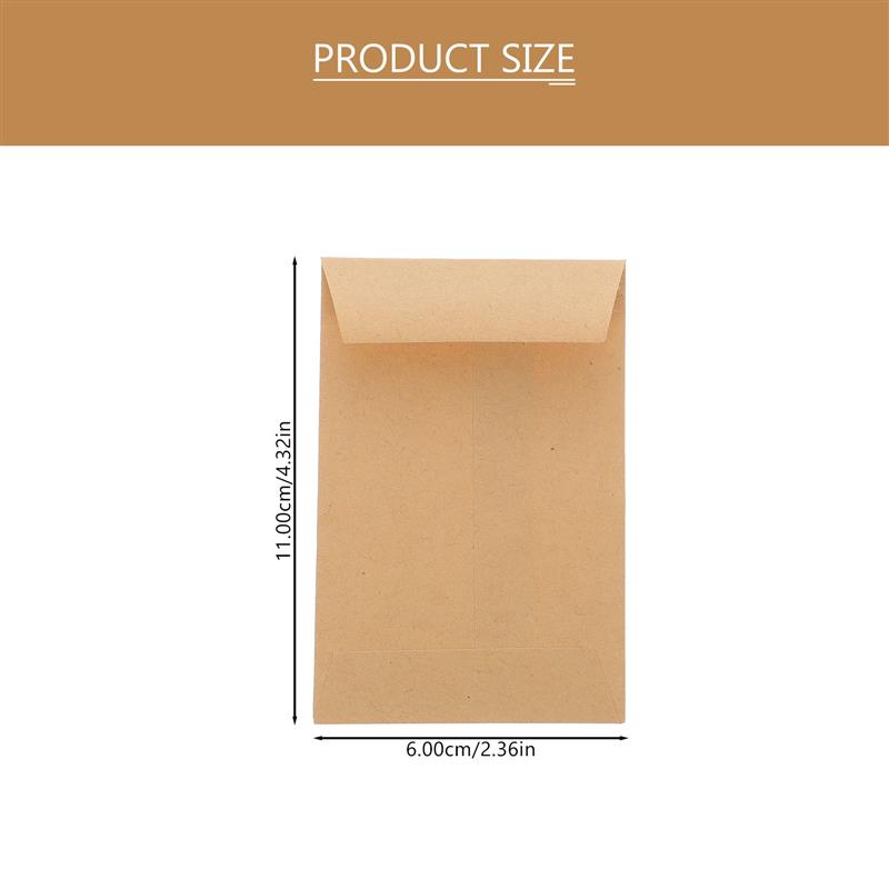 100Pcs Small Kraft Seed Envelo - đánh giá và giá Letter Envelope Kraft