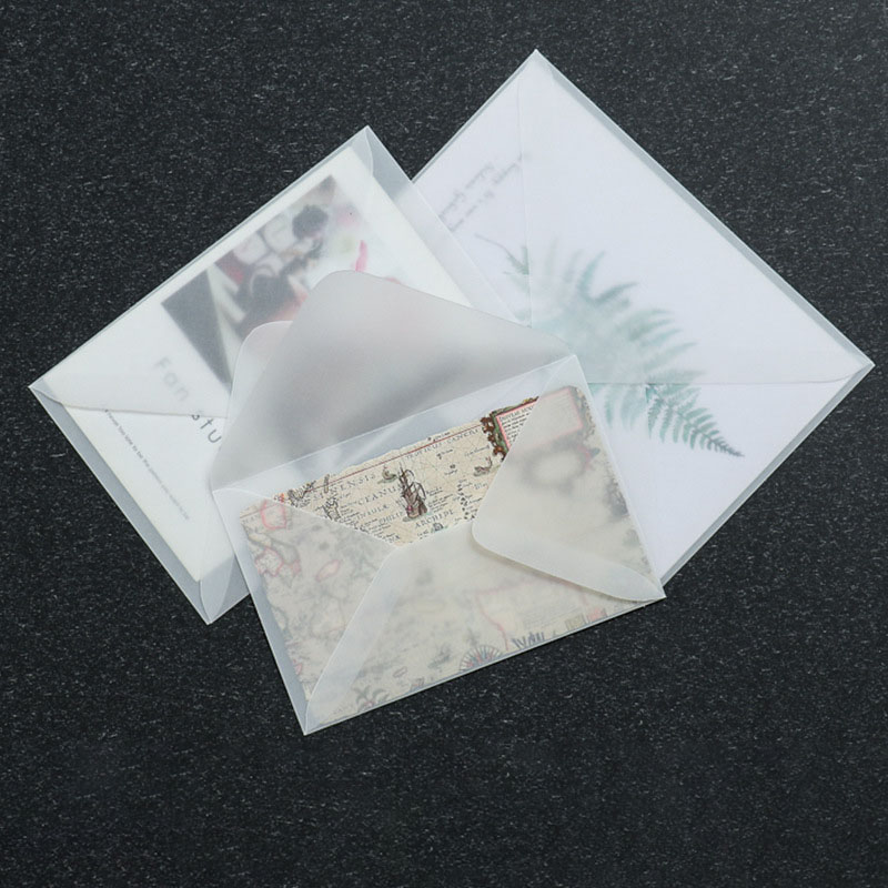 50pcs Translucent Blank Envelo - đánh giá và giá Letter Envelope Kraft
