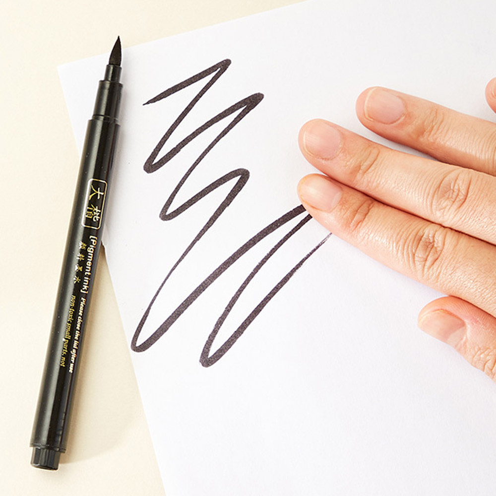 4pc Brush Pen Calligraphy Pen  - đánh giá và giá Stationery Supplier