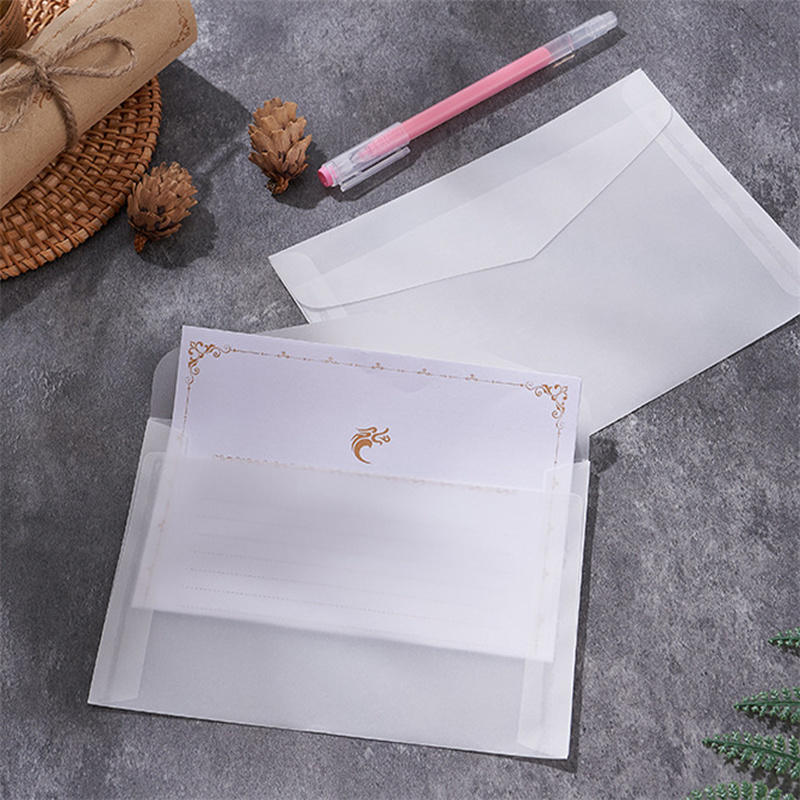 50pcs/lot Blank Translucent En - đánh giá và giá Letter Envelope Kraft