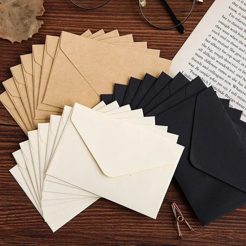 20/40/80PCS Classical White Bl - đánh giá và giá Letter Envelope Kraft