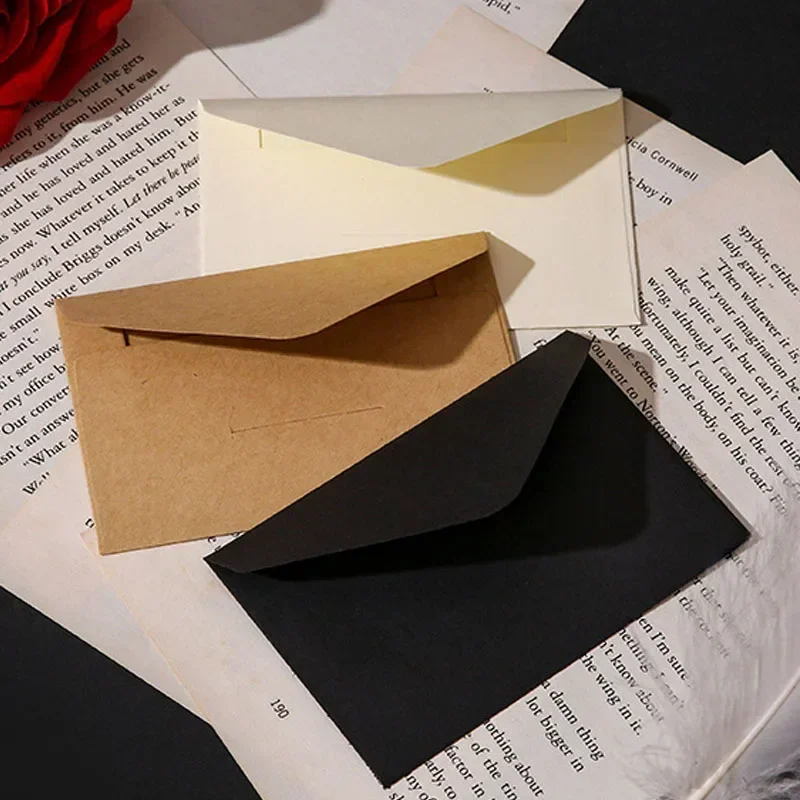 20/40/80PCS Classical White Bl - đánh giá và giá Letter Envelope Kraft