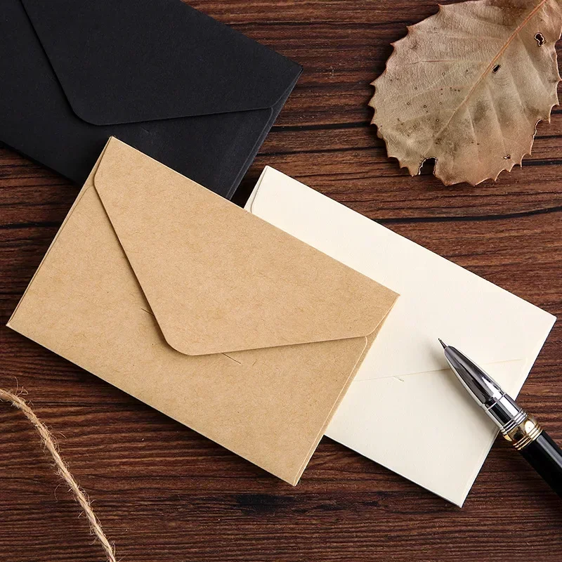 20/40/80PCS Classical White Bl - đánh giá và giá Letter Envelope Kraft